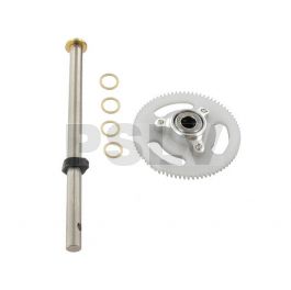  LX0940  Lynx T-Rex 150 One Way Hub, Titanium Shaft 78T Main Gear Silver  